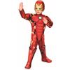 Rubie's Costume ufficiale Marvel Avengers Iron Man Deluxe per bambini, età 2-3 anni, (702035), Giornata mondiale del libro di Halloween