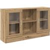 vidaXL Credenza Rovere Artigianale 120x30,5x70 cm in Truciolato