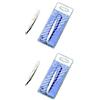 Pinzetta Depilatoria Inox Punta Spillo 2x1 St