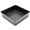 Master Class MasterClass 25 cm Deep Cake Tin Fondo libero con PTFE, PFOA e BPA Free Non Stick, 1 mm Carbon Steel, 10 Inch Square Pan