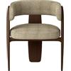 TONELLI set da 4 sedie con braccioli EKUA - EKUA-NOCE-H