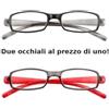 MAST INDUSTRIA ITALIANA Occhiale Da Lettura Premontato Twins Silver Double +2,00