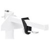 vidaXL Morsetto per Ombrellone da Balcone Bianco 38 mm in Acciaio