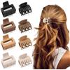 Aucuu 8 Pezzi Mini Mollette Capelli Donna, Mollettone Capelli Donna, Pinza per Capelli, Ciappo per Capelli Antiscivolo, Capelli Clip Artiglio, Ciappi per Capelli per Donne Ragazze