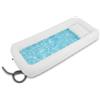 WDZCZDoo Vasca da bagno gonfiabile per adulti, 195 x 90 x 20 cm, in PVC, con pompa ad aria elettrica con 2 ugelli d'aria, vasca da bagno per adulti, balcone, piscina per adulti, con doccia e cuscino gonfiabile