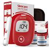 Sinocare Kit di test per il diabete Misuratore di glucosio nel sangue Safe AQ Smart kit di monitoraggio dello zucchero con 50 strisce mg/dL