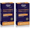 FRAU Senior, Multivitaminico Donna E Uomo 45+, Integratore Articolazioni E Integratore Stanchezza, 30 Compresse, Senza Glutine, color Bianco (Confezione da 2)