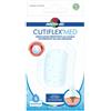 Master Aid - Medicazione autoadesiva trasparente impermeabile - CutiflexMed 10,5x15 cm - 5 pezzi
