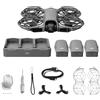 DJI Neo 2 Combo Fly More (drone singolo), drone 4K con fotocamera, decollo e atterraggio dal palmo, controllo con gesti (Neo 2 Combo)