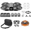DJI Neo 2 Combo Fly More (drone singolo), drone 4K con fotocamera, decollo e atterraggio dal palmo, controllo con gesti (Neo 2 Combo Bundle 5)