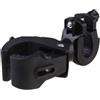 BESPORTBLE 2 Pezzi Supporto Luce Bici in Plastica, Staffa Manubrio per Torcia e Telecamera, Nero, Rotazione 360°, Sgancio Rapido, per Biciclette e Veicoli Stradali
