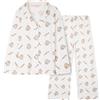 Get Trend Pusheen Pigiama Bambina, 7-14 Anni, Morbido Maglietta con Bottoni e Pantaloni Pigiami Ragazza, Idea Regalo