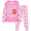 Peppa Pig Pigiama Lungo Bambina, Comodo e Traspirante Abbigliamento da Casa Set (Rosa, 18-24 Mesi)