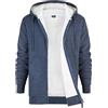 CityComfort Felpa Uomo con Cappuccio - Felpe Uomo con Zip Rivestite in Sherpa Caldo e Morbido - Felpa Invernale Uomo Taglie Forti M-3XL