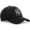 Armani Exchange - Curved Visor Contrast Front Logo, Cappellino da Baseball Uomo