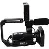 MENDUNER Videocamera 8K HD 64MP Videocamera Zoom Digitale 18X con Luce supplementare, Touch Screen da 3,0 pollici, Scheda di memoria da 32 GB e microfono esterno per Vlogging
