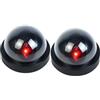 TOPINCN Telecamera Finta Set 2, LED Rosso Lampeggiante, per Uso Interno