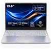 Breloom Computer portatile FHD da 15,6 pollici, 16 GB RAM 512 GB SSD, processore Core M3-6Y30 Win 11 laptop con lettore di impronte digitali, tastiera retroilluminata, WiFi 5, USB3.0, laptop sottile