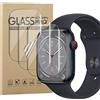 KUSINHOKA [3 Pezzi Pellicola Protettiva per Apple Watch Series 8 41mm, HD Trasparente Protezione Schermo, Anti-Graffio, Senza Bolle, Pellicola Protettivo in Soft TPU per iWatch Series 8