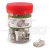 ALPHA ELETTRONICA Spina Schemata passante - RJ45 8P8C - Cat.6 - FTP AWG24-26 - rigido + flessibile - Alpha Elettronica 94-916/6B