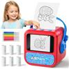 BioAdvanced Stampante termica portatile Smart AI Voice Sticker Stampante per bambini, stampante termica senza inchiostro senza fili, mini creatore di adesivi termici con controllo vocale e 6 opzioni