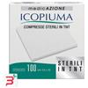 DESA PHARMA SRL ICOPIUMA GARZA COMPRESSA IN TESSUTO NON TESSUTO ADESIVA 10X10 CM 100 PEZZI
