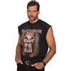 JP 1880 Canottiera da Uomo, Taglie Forti, L-8XL, Maglietta a Nastro, Iron Maiden Nero, 5XL, 818568100-5XL, Nero, XXXXXL