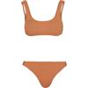 Urban Classics Bikini da Donna con Canotta Increspata, Papaya, XS