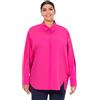 gs1 data protected company 4069787000005 Ulla Popken Camicia dal Taglio Oversize con Collo da Camicia e Maniche Lunghe 813741