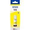 EPSON RICARICA INCHIOSTRO ORIGINALE 106 GIALLO PER EPSON ECOTANK 70 ml - EPSON - C13T00R440