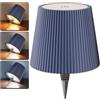 Nulmvic Lampada per Bottiglia LED Ricaricabile - 5200mAh Lampada da Tavolo | Senza Fili Dimmerabile 3 Colori - IP54 Impermeabile Comando a Tocco per Interno Esterno Famiglia Ristorante Bar (Blu Scuro)