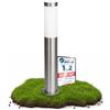 linovum BOSEA - Lampada da vialetto, effetto dissuasivo, 50 cm, per E27, in acciaio inox, IP44