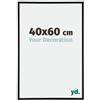 yd. Cornice 40x60 cm Nero Opaco - Cornice in Alluminio Kent | Your Decoration, Vetro acrilico antiriflesso, Montaggio a parete, Adatta per foto, poster o puzzle, Made in Holland