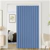 TYYUETY Tenda divisoria Interna Pieghevole, Oscurante e termoisolante, Adatta a soggiorni, cucine e camere da Letto.-Dark Blue- W100xH180cm