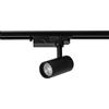 Alpinaluz Faretto LED per binario monofase 25 W 2500 lm CRI>90 CCT selezionabile 2700 K-4000 K-6000 K Orientabile Nero Opaco Angolo 40° Illuminazione Professionale Commerciale e Residenziale IP20