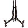 Thorness Grande cavalletto in metallo da 25,4 cm, finitura in rame anticato, supporto per piatti, supporto per cornice in metallo per foto, piatti decorativi, 25 cm (altezza) x 15 cm (profondità), cavalletto