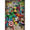 Marvel Pyramid International Comics (Here Come The Heroes) - Maxi poster, 61 x 91 cm, taglia unica