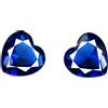 5.40 KT Forma Cuore Blu Tanzanite Naturale Loose Gemma Paio Certificato CA16