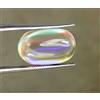 Ovale Cabochon Lab-Created Arcobaleno Topazio Mistico Gemma Certificato Festive