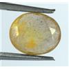 Ceylon Giallo Zaffiro 2.60 KT / 9 MM Naturale Ovale Loose Gemma Certificato