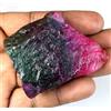 Certificato Naturale Bi- Colore Anguria Zaffiro 347.30 KT Gemma Grezzo E1512