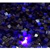 Naturale Forma di Cubo Africano Zaffiro Blu 250 KT Gemma Grezzo Lotto AD1210