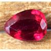 Naturale Ceylon Rosso Zaffiro 9.10 KT Pera Gemma Certificato E14081