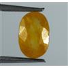 Naturale 2.60 Carato Giallo Zaffiro Ovale Gemma Certificato B77424 Fresco Arrivo