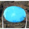 Arizona Blu Turchese 27.85 CT Naturale Ovale Gemma Certificato E5088