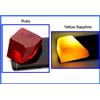 2000 CT Naturale Rosso Rubino & Giallo Zaffiro Gemma Lucidato Grezzo Lotto AD982