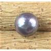 Naturale 5,30 Ct Tondo Tahitiano Grigio Nero Perla Del Mare Del Sud Gemma E3737