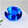 Gemma Sciolta Tanzanite Naturale D'Block 24,00 Ct Ovale Blu IGL