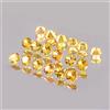 Zaffiro Giallo Ceylon Naturale Extra Fine Sciolto Rotondo Taglio 5 Pz -2x2 MM
