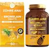Zühre Ana capsule di bromelina con estratto di ananas 75 g Compresse